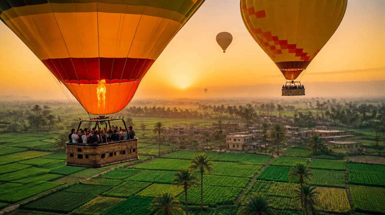 Sunrise Hot Air Balloon Experience in Luxor